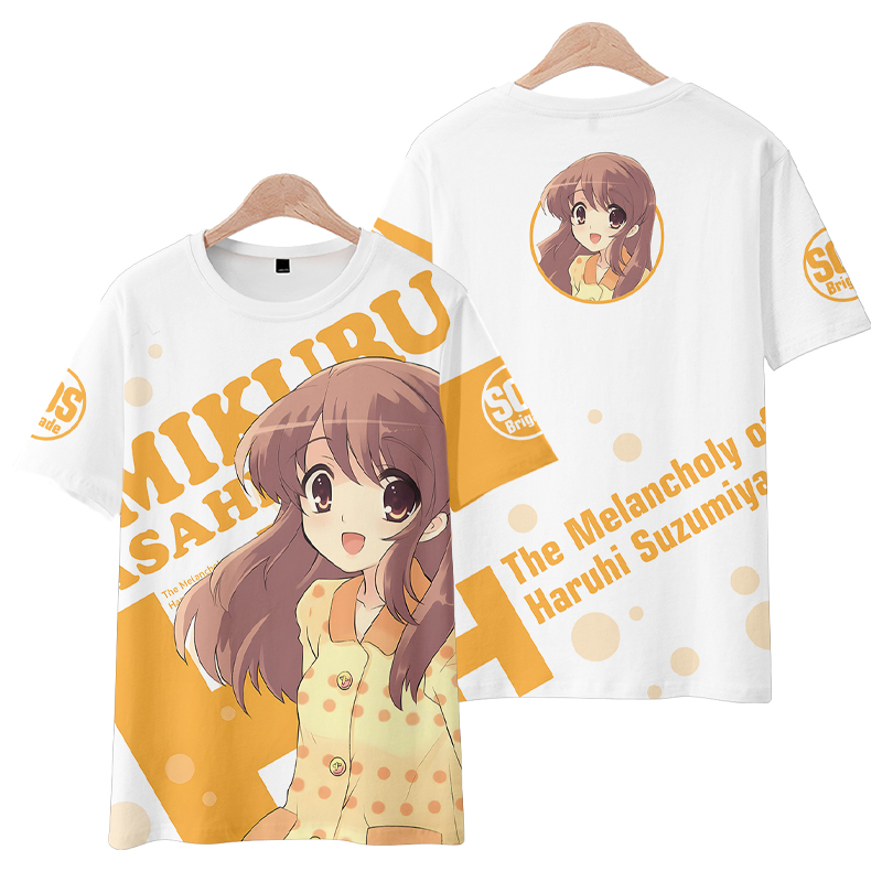 Anime Merchandise Clothes - أنيمي Suzumiya Haruhi No Yuuutsu تي
