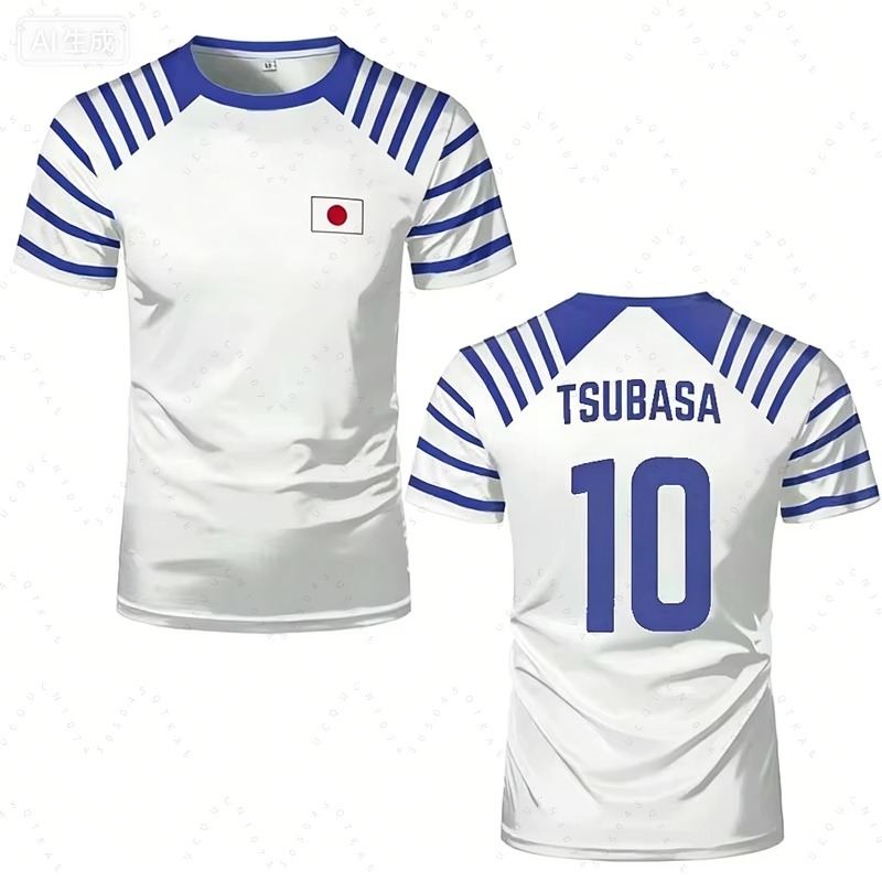 Anime Merchandise Clothes - تي شيرت كابتن تسوباسا الرائج لعام