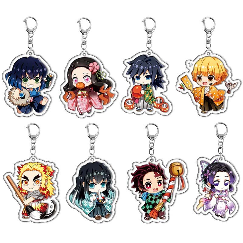 Anime Merchandise Keychains - شيطان القاتل كيميتسو لا يابا تانجيرو