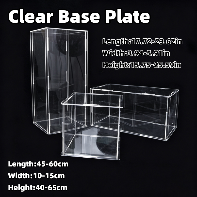 Figure Display Box - صندوق عرض أكريليك شفاف بالكامل للتجميع