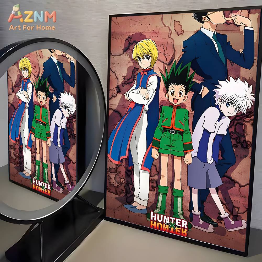 ملصق فني ياباني أنيمي هنتر إكس - مراجعة Anime Merchandise Posters وسعره