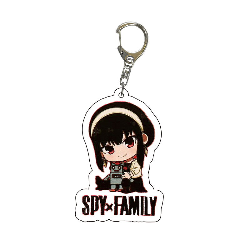 سلسلة مفاتيح أكريليك من سباي إ - مراجعة Anime Merchandise Keychains وسعره