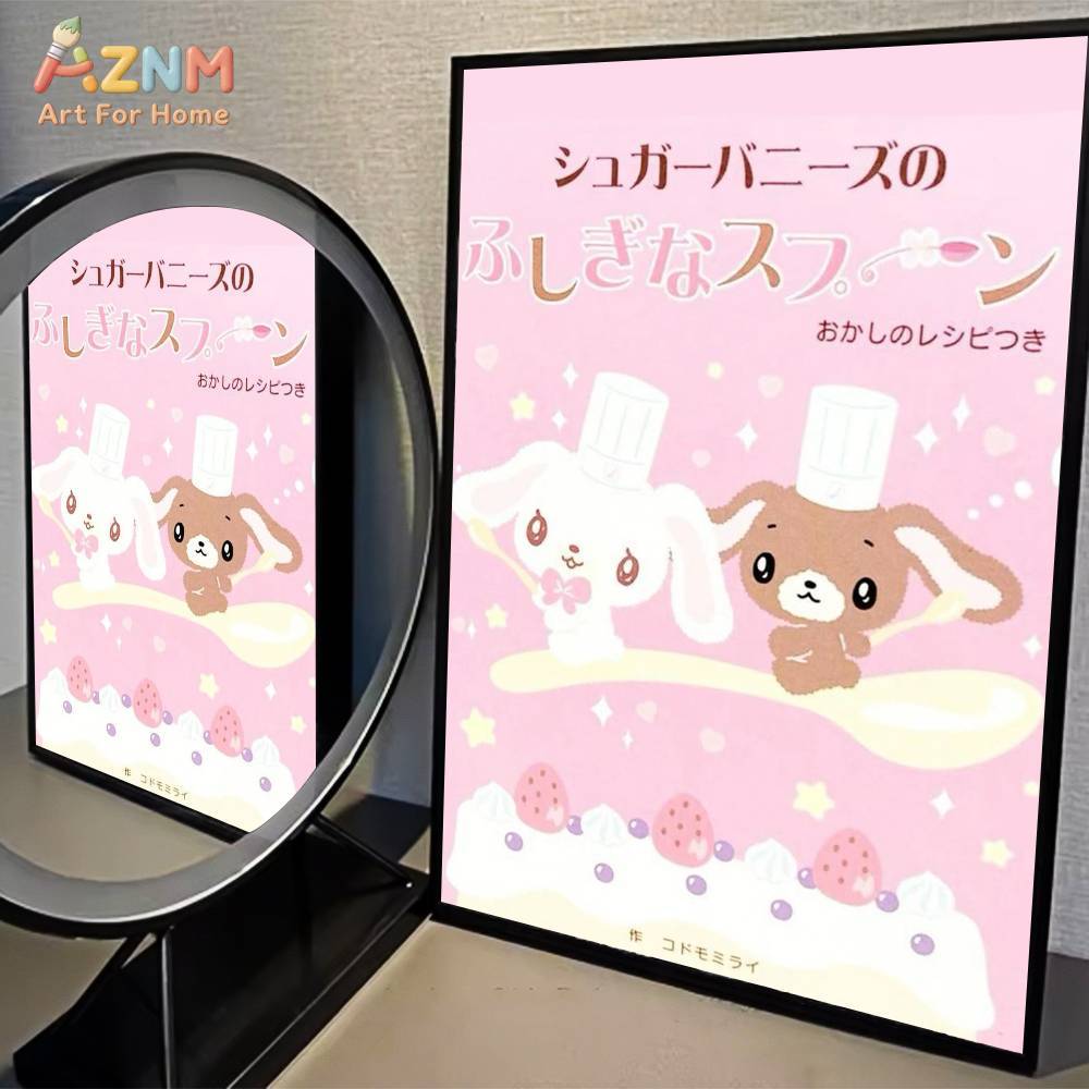 1 قطعة ملصق أنيمي كاواي من AZM - مراجعة Anime Merchandise Posters وسعره