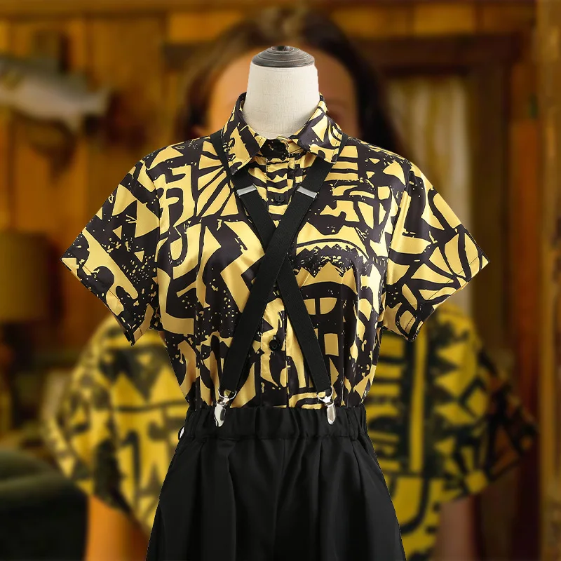 أحد عشر أحزمة قميص أصفر أزياء  - مراجعة Anime Merchandise Clothes وسعره