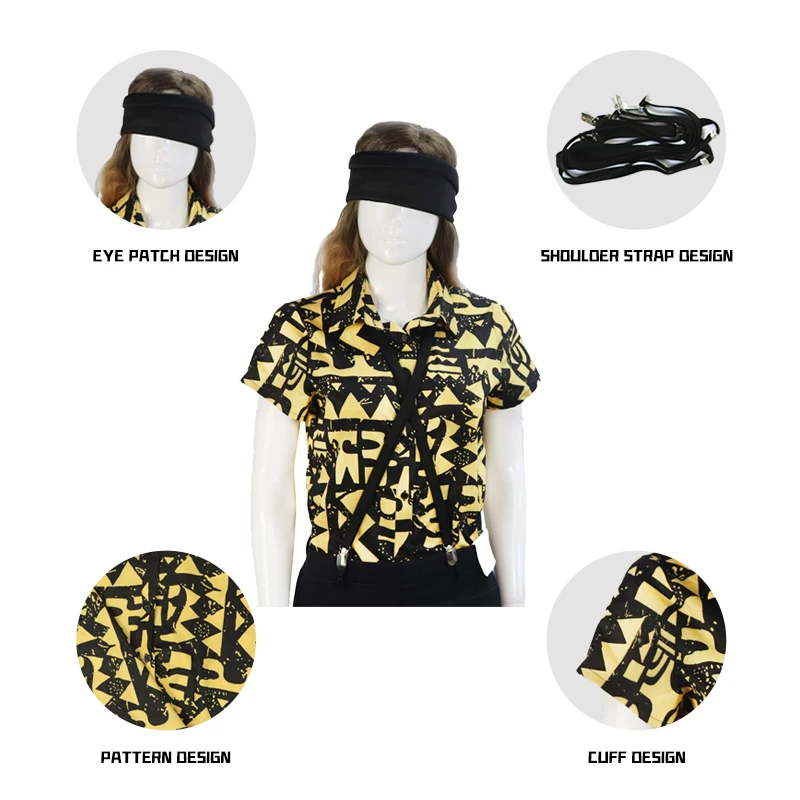أحد عشر أحزمة قميص أصفر أزياء  - مراجعة Anime Merchandise Clothes وسعره