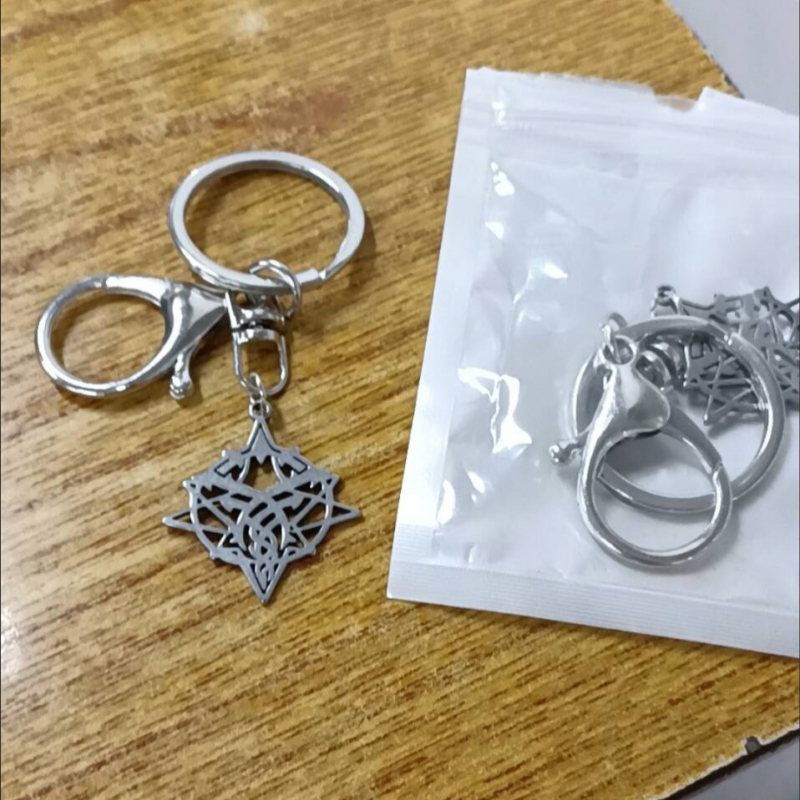 سيد الألغاز كذبة الشعار المقدس - مراجعة Anime Merchandise Keychains وسعره