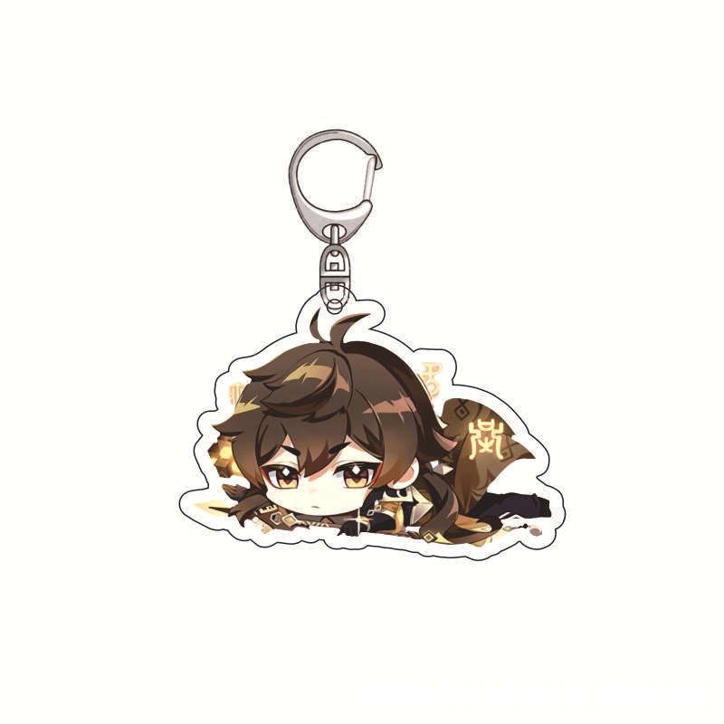 Genshin تأثير سلسلة مفاتيح مصن - مراجعة Anime Merchandise Keychains وسعره