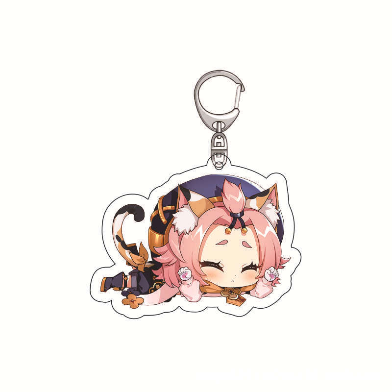 Genshin تأثير سلسلة مفاتيح مصن - مراجعة Anime Merchandise Keychains وسعره