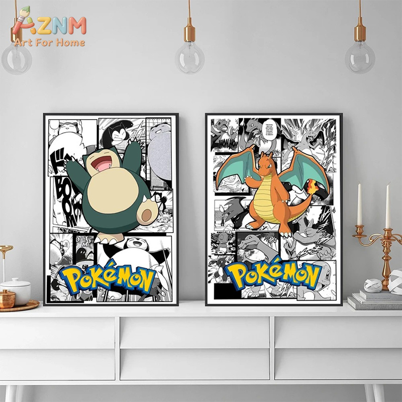 لوحة قماشية مطبوعة من AZNM لشخ - مراجعة Anime Merchandise Posters وسعره