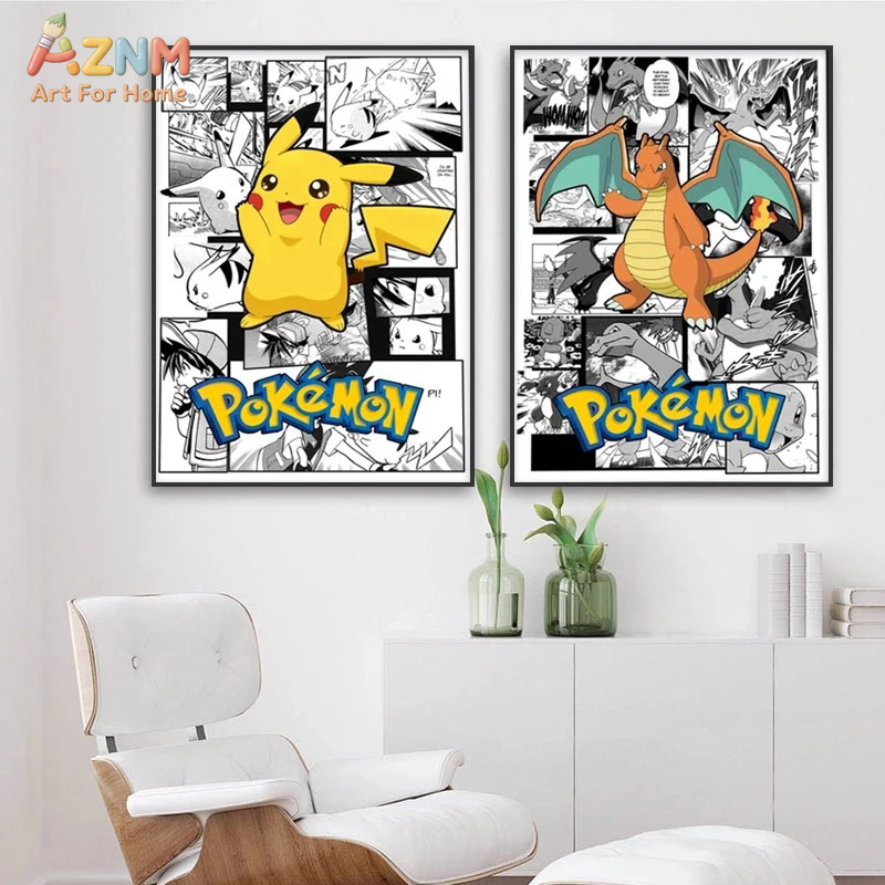 لوحة قماشية مطبوعة من AZNM لشخ - مراجعة Anime Merchandise Posters وسعره